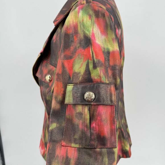 Insight New York Womens Vegan Leather Moto Jacket Size 8 - Picture 5 of 11